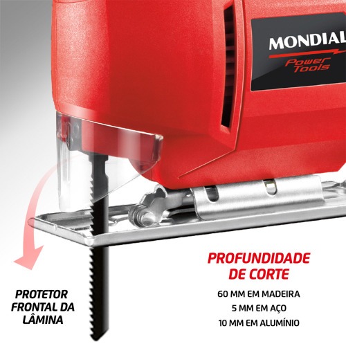 Serra tico tico 450 watts capacidade de corte 55 mm - FST-03 110V Serra tico tico 450 watts capacidade de corte 55 mm - FST-03 110V