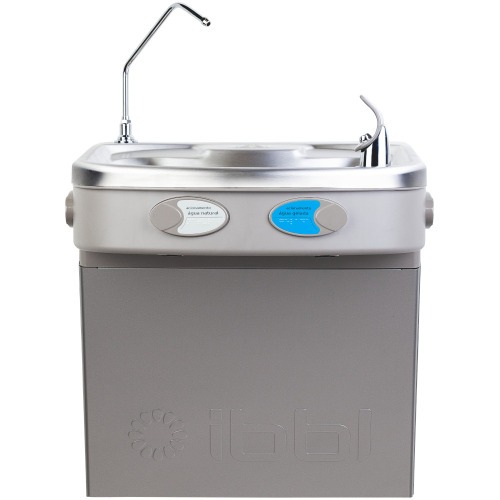 Bebedouro purificador de �gua de Press�o 2 torneiras prata - PDF300-2T  110V