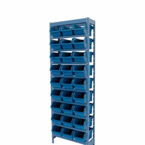 Estante met�lica com 27 gavetas n�5 azul - NE27/5A