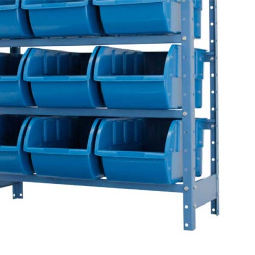 Estante met�lica com 9 caixas n� 7 azul - NE9/7A