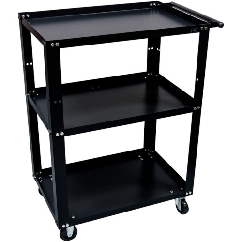 Carrinho para ferramentas aberto com 3 prateleiras - Dark