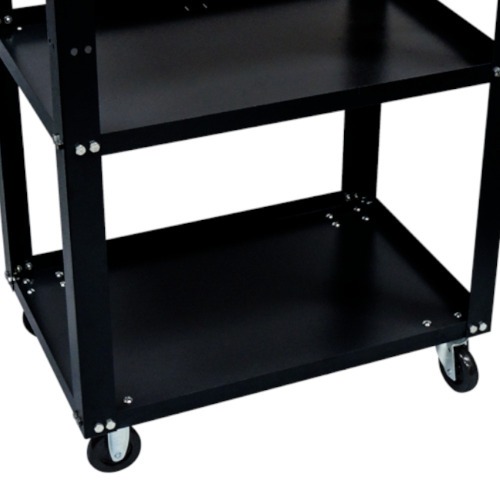 Carrinho para ferramentas aberto com 3 prateleiras - Dark