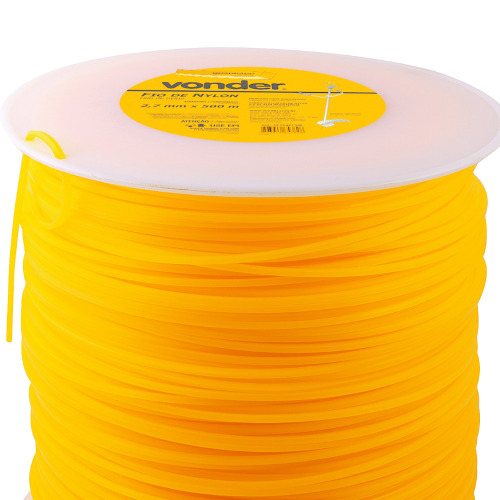 Fio de nylon 2,7 mm x 500 m quadrado para ro�adeiras