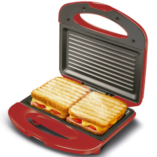 Sanduicheira Grill antiaderente 800 watts inox - S-19  220V