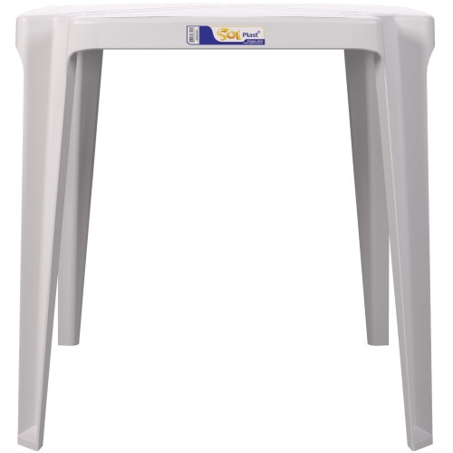 Conjunto de mesa Coruripe com 4 cadeiras pl�sticas com bra�o - Solplast