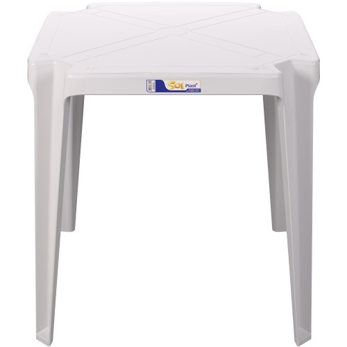 Conjunto de mesa Coruripe com 4 cadeiras pl�sticas com bra�o - Solplast