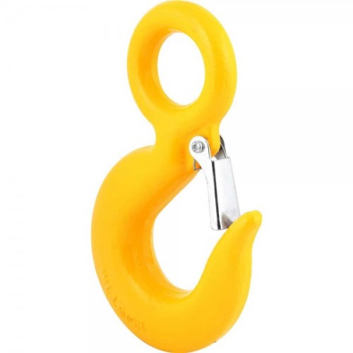 Gancho olhal com trava de segurança 3 ton. Gancho olhal com trava de segurança 3 ton.