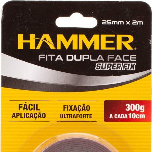 Fita dupla face multiuso automotiva 25mm x 2m - FEL-252