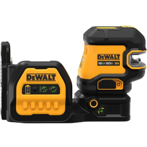 N�vel a laser verde a bateria 2 linhas e 2 pontos 85m sem bateria - DCLE34220GB