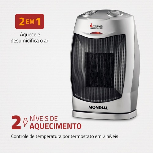 Aquecedor el�trico 1.500 watts termo ceramic - A05  110V