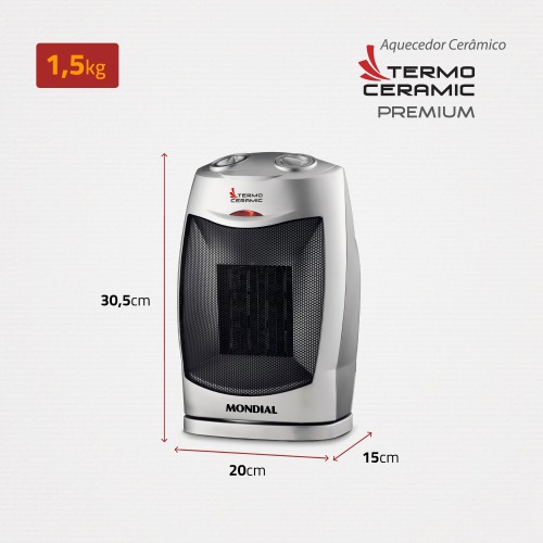 Aquecedor el�trico 1.500 watts termo ceramic - A05  110V