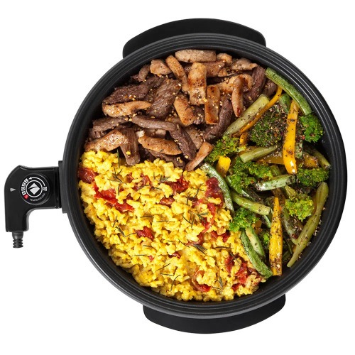 Panela el�trica redonda 1250 watts Rouge - PAN610  220V