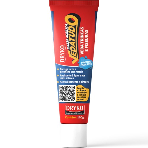 Veda Trinca e Fissuras 100g VEDATRINCA - Vedatudo