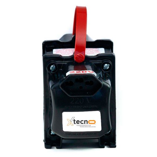 Transformador de voltagem 2000 VA tomada tripolar 10A bivolt - Tecno  110V/220V
