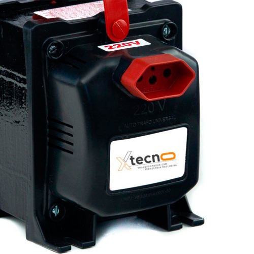 Transformador de voltagem 5000 VA tomada tripolar 20A bivolt - Tecno  110V/220V