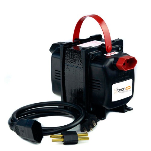 Transformador de voltagem 7000 VA tomada tripolar 20A bivolt - Tecno  110V/220V
