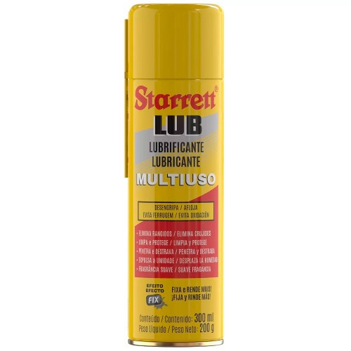 Kit 12 �leos lubrificante desengripante multiuso 300 ml - Lub Starrett
