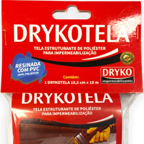 Tela resinada para estrutura��o 105 mm x 10 m - DRYKOTELA
