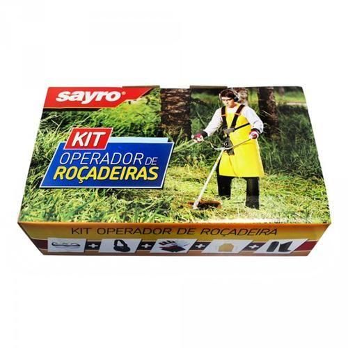 Kit de seguran�a para operador de ro�adeira com 5 pe�as tamanho 