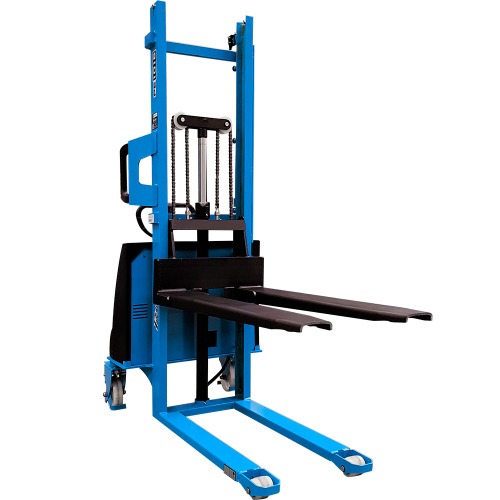 Empilhadeira el�trica eleva��o 1,60 m capacidade 1.000 kg tra��o manual - PE1016-C