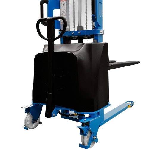 Empilhadeira el�trica eleva��o 1,60 m capacidade 1.000 kg tra��o manual - PE1016-C