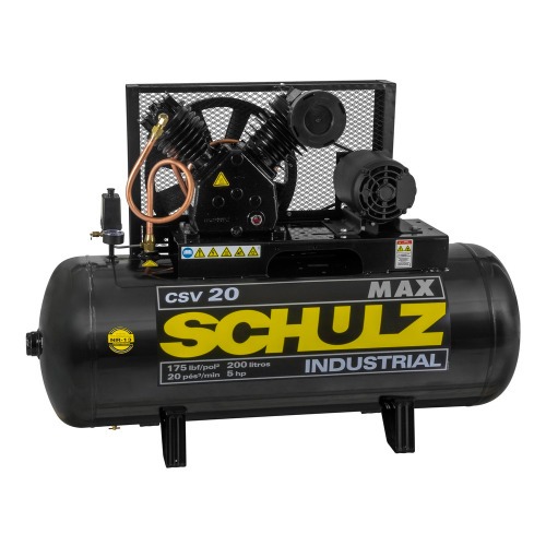 Compressor de ar 20 p�s 200 litros 5 hp monof�sico - CSV20/200 MAX  220V