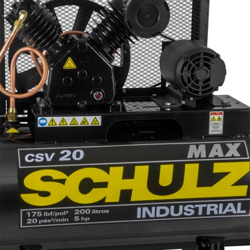 Compressor de ar 20 p�s 200 litros 5 hp monof�sico - CSV20/200 MAX  220V