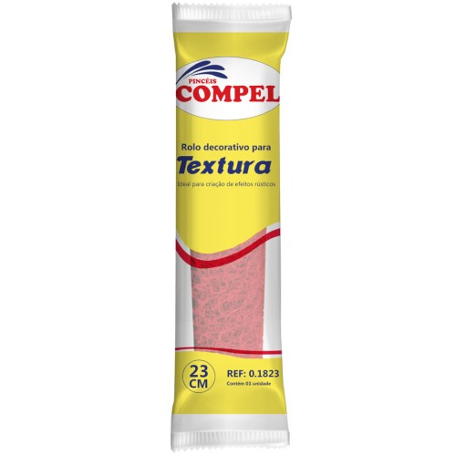 Rolo de nylon para aplicac�o de textura 23 cm Sem Suporte