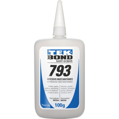 Adesivo instant�neo industrial 100g - 793