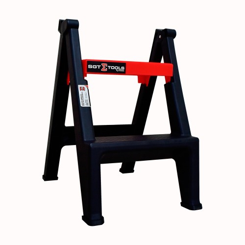 Escada banqueta dobr�vel para detalhamento automotivo 