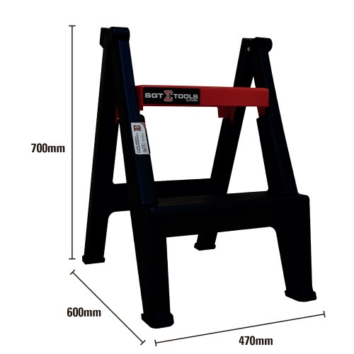 Escada banqueta dobr�vel para detalhamento automotivo 