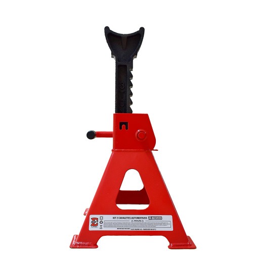 Cavalete mecânico com capacidade 3 toneladas 2 peças Cavalete mecânico com capacidade 3 toneladas 2 peças