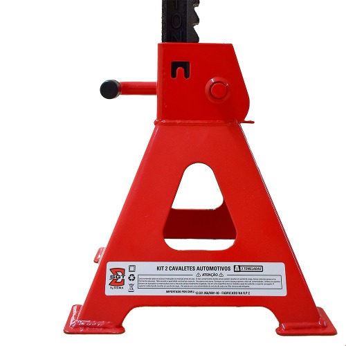 Cavalete mecânico com capacidade 3 toneladas 2 peças Cavalete mecânico com capacidade 3 toneladas 2 peças