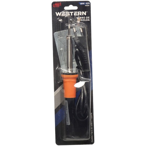 Ferro de solda 40 watts com suporte G13/127 110V Ferro de solda 40 watts com suporte G13/127 110V