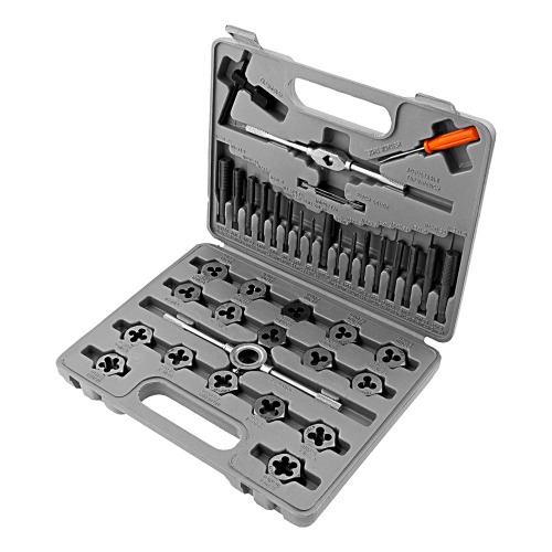 Jogo de macho e cossinetes M3 x M12 com 40 pe�as