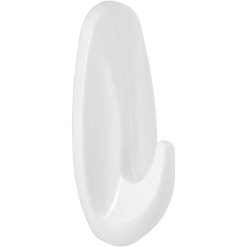 Gancho pl�stico adesivo com 3 pe�as