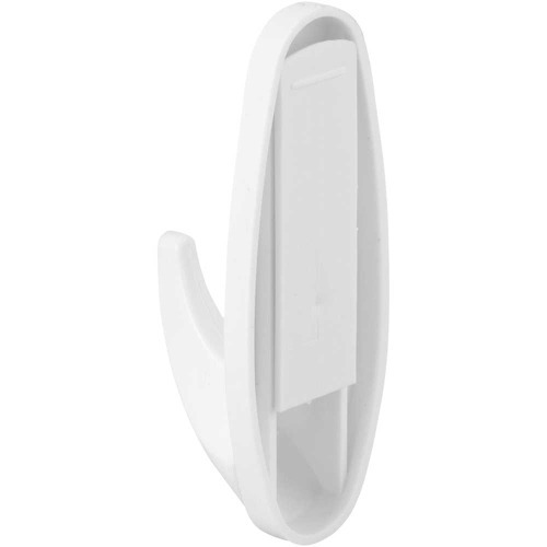 Gancho pl�stico adesivo com 3 pe�as