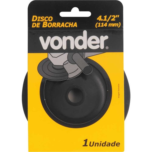 Disco de borracha para lixadeira 4.1/2