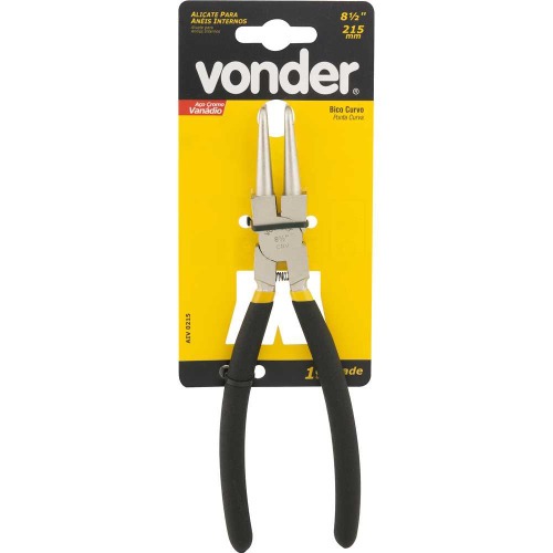 Alicate bico curvo para an�is internos 8.1/2