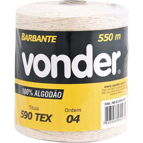 Barbante de algod�o 550 m