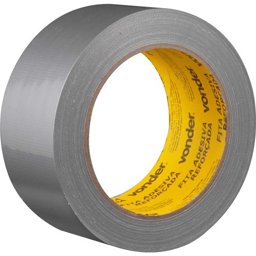 Fita adesiva reforçada 50 mm x 25 m prata Fita adesiva reforçada 50 mm x 25 m prata