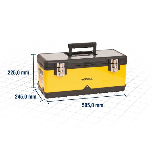 Caixa met�lica para ferramentas e equipamentos - CMV0500