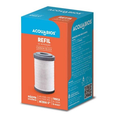 Refil para filtro carvão - CARBON BLOCK 5 Refil para filtro carvão - CARBON BLOCK 5