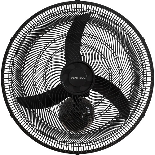 Ventilador de parede 50 cm oscilante preto 14062 - NEW  220V