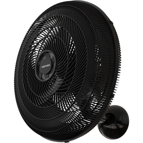 Ventilador de parede 50 cm oscilante preto 14062 - NEW  220V