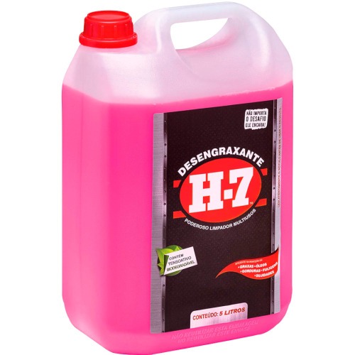 Desengraxante para limpeza em geral 5 litros - H-7 Desengraxante para limpeza em geral 5 litros - H-7
