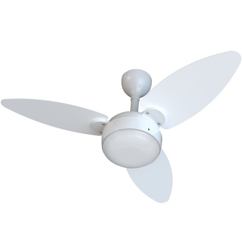 Ventilador de teto 3 p�s Inverter dupla face branco/cinza com controle remoto - Elluz  110V/220V
