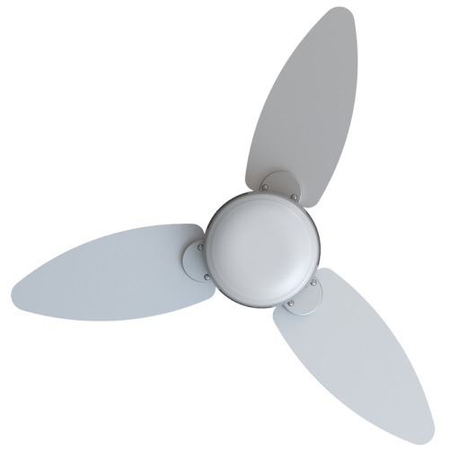 Ventilador de teto 3 p�s Inverter dupla face branco/cinza com controle remoto - Elluz  110V/220V