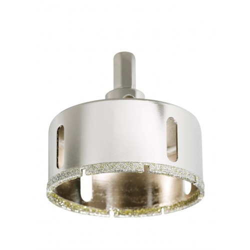 Serra copo diamantada 25mm para furadeira com haste sextavada 