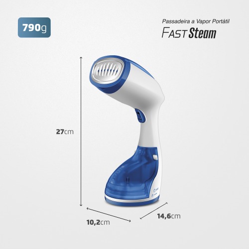 Passadeira a vapor port�til 1270 watts Fast Steam - VP-09  110V